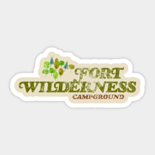 Fort Wilderness Camp Counselor 1972 Sticker